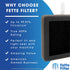 Fette Filter - True HEPA Air Purifier Filters with Activated Carbon Filters Compatible for Potulas Compact Desktop Air Purifier - Pack of 4...