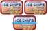 ICE CHIPS Xylitol Candy Tins 5.28 oz total (Cinnamon, 3 Pack) - Includes BAND as shown...