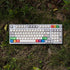PBT Grey Beige Keycaps Set Cherry Profile 141 Keys Custom Dye-Sub Retro Keyboard Keycaps for 60% 65% 70% 100% Cherry Gateron MX Switches Mechanica...