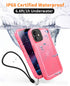 Cozycase Compatible with Waterproof iPhone 11 case, Built-in Screen Protector, Full-Body Rugged Bumper Sealed Case Cover, Shockproof Dustproof Wat...
