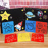 24 Pieces Painting Stencil Templates for Kids 6 Inches Drawing Stencils Chalk Stencils Plastic Drawing Washable Template Stencils for Children Tod...