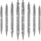 8 Pcs Rhinestone Pen Bling Diamond Pens Wedding Rhinestones Silver Metal Ballpoint Pens Fancy Sparkly Crystal Pens Retractable Black Ink Pen for W...