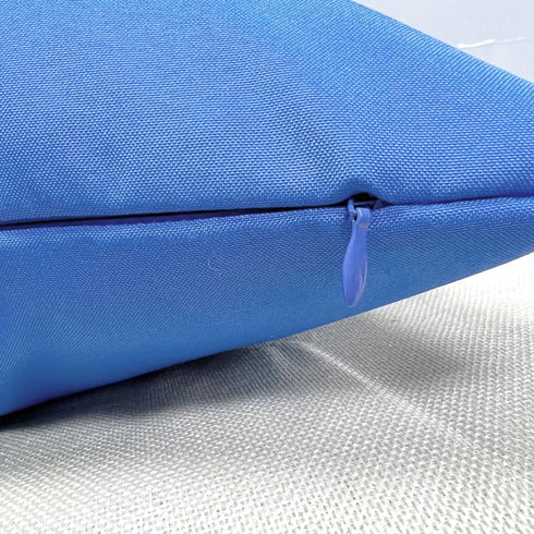 Outdoor Waterproof Throw Pillow Covers 16X16 Set of 2 Decorative Cobalt.Blue Patio Furniture Cushion Cases Outside Decor for Couch Garden Bench Po...
