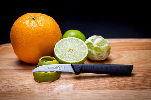 Mundial SC0541-3 3-Inch Peeling/Tourne Paring Knife Collection, Set of 3, Black...