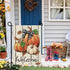 Fall Pumpkin Garden Flag Double Sided for Outside, Autumn Thanksgiving Small Seasonal Decoration Yard Flag 12x18 Inch...