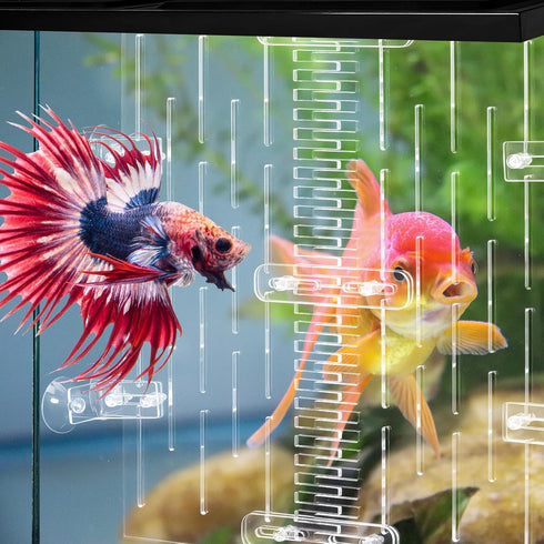 Fish Tank Divider 10 Gallon, Adjustable Aquarium Divider Kit with Suction Cups, Fish Tank Divider Clips for 10 Gallon Tank, Fish Tank Isolation Bo...