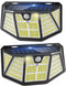 2Pack Solar Light Outdoor IP67 Waterproof 3Light Modes -Upgraded High-Brightness 310LED Sensor Lights for Garden, Wall, Parking Lot,Hallyway...