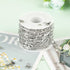 KYUNHOO Silver Jewelry Making Chain Roll Stainless Steel Paperclip Chains Bulk 5 Meters Long Craft Chain with Lobster Clasps Jump Rings for Men Wo...