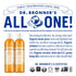 Dr. Bronner's - Organic Hair Rinse (Citrus, 8 Ounce) - Nourishing & Effective, Gentle Conditioning Cleanser for Skin & Hair, No Synthetic Ingredie...