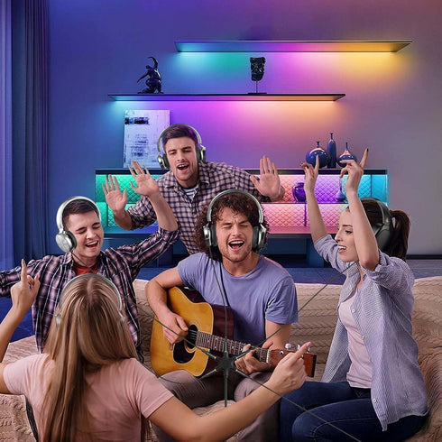 GINTOOYUN USB A/C Male to 5-Port 3.5mm Female Headphone Audio Splitter 5 Jack 3.5mm Stereo Music Sharer 1 Male and 5 Female Splitter Phone Compute...