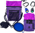 Jalousie Dog Training Pouch with Training Clicker and Water Bowl - 5 Ways to Wear - Carry Toys, Treats for Positive Reinforcement - Built-in Poop ...