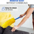 US Duster Company Static Duster – 23-inch Electrostatic Duster – Long and Flexible Static Feather Duster – Soft Nylon Fibers – Long Duster for Hom...