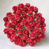 100 pcs mini paper flowers red color 18 mm mulberry paper flower scrapbooking wedding card supplies embellishment mini paper roses for crafts...