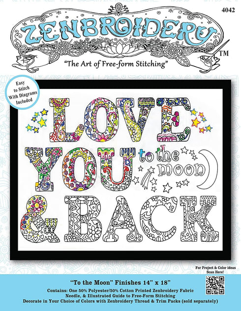 Tobin to The Moon Zenbroidery Kit......