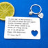 Baixian 10th Anniversary Engraved Wallet Insert Card for Husband Wife Wedding Gifts Mini Love Note Gifts for Women Men Happy 10th Anniversary Pres...