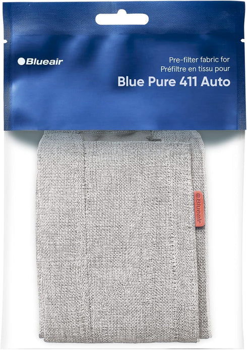BLUEAIR Blue Pure 411 Auto Light Gray Pre-Filter, Washable Fabric Traps Pollen, Pet Hair & Dust, Winter Reed...