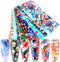 Christmas Nail Foil Transfer Stickers 10 Sheets Xmas Nail Art Stickers Decals Winter Santa Claus Snowflake Bells Nail Decals Supplies for Women Ch...