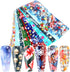 Christmas Nail Foil Transfer Stickers 10 Sheets Xmas Nail Art Stickers Decals Winter Santa Claus Snowflake Bells Nail Decals Supplies for Women Ch...