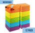 GREEN LIFESTYLE Microfiber Cleaning Cloth 12 Pack, Borderless Microfiber Towels Cleaning, Rags for Cleaning, Car Microfiber Towel, Drying Towels f...
