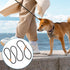 1/4'' Dog Leash Slip Leads Dog Slip Training Leash 4.2FT Black Slip Leash for Dogs Nylon Rope Dog Training Leash Slip Leash for Medium Large Dogs'...