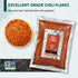 Soeos Red Chili Flakes, 8oz (226g), Dried and Crushed Red Chili Pepper Flakes, Premium Chili Powder for Pizza, Chowder, Seafood, and Pasta...