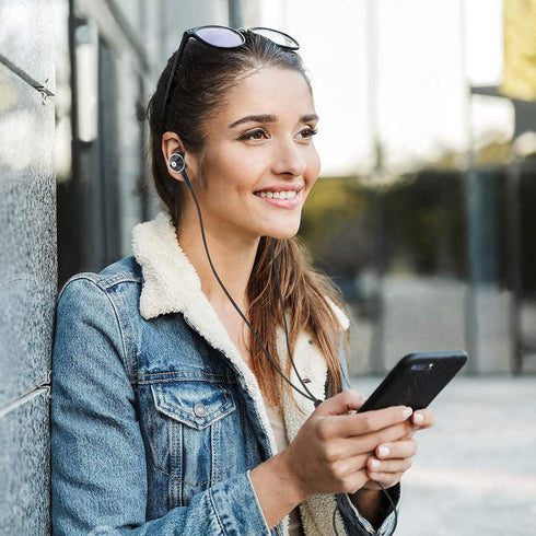 Earbud Headphones Bulk Wired Earphones Mixed Colors 10 Packs Compatible with iPhone Smartphone Computer Laptop MP3 School Classroom...
