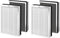 isinlive 25 Replacement Filter Compatible with 25 Air Purifier S1/W1/B1, HEPA Activated Carbon Filter, 4 Pack...