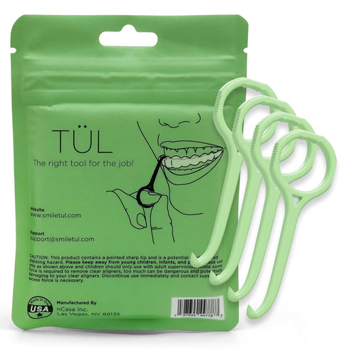 TÜL | Only Invisalign Remover Tool Made in The USA | Lifetime Replacements | Ortho Recommended Aligner Remover Tool & Retainer Remover Tool | Gree...