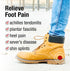 Heel Cups Alternative for Plantar Fasciitis by Heel Defender, Achilles Tendonitis Relief, Comfortable Shoe Inserts for Women & Children Designed b...