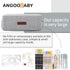 ANGOOBABY Small Pencil Case Student Pencil Pouch Coin Pouch Cosmetic Bag Office Stationery Organizer For Teen School-Grey Green...