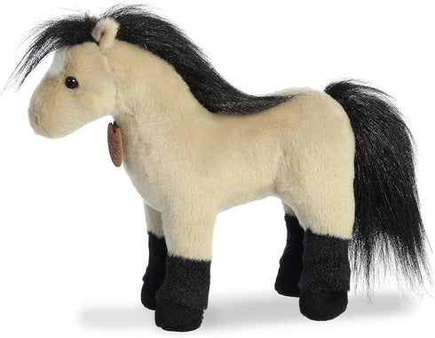 Aurora® Exquisite Breyer® Highland Pony Stuffed Animal - Realistic Detailing - Imaginative Play - Brown 11 Inches...