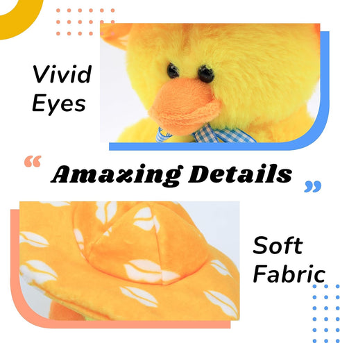 Hopearl Talking Singing Duck Toy Repeats What You Say Walking Duckling Electric Interactive Animated Toy Speaking Plush Buddy Gifts for Toddlers, ...