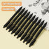 Mr. Pen- Retractable Gel Pens, 10 Pack, Black Ink Gel Pens, Black Barrels, Fast Dry, Gel Pens Fine Point 0.5mm, Retractable Pens, Cute Pens, Gel I...
