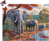 100 Piece Big Piece Jigsaw Puzzle for Seniors Elephant Forest Dementia Large Piece Puzzles for Seniors- Alzheimer's Activity for Adults Puzzle- Be...