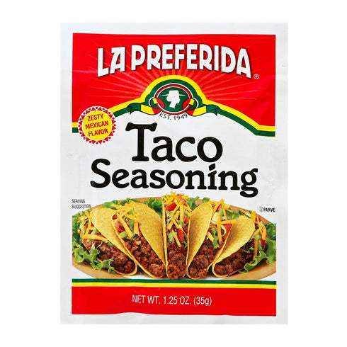 La Preferida Taco Seasoning, 1.25 OZ-6 pack...