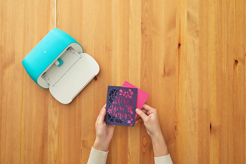 Cricut Joy Insert Cards - DIY Greeting Card for Baby Shower, Birthday, and Wedding - Matte Holographic Black/Silver, 12ct, Model: 2007248...