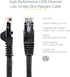 StarTech.com 6in (15cm) CAT6 Ethernet Cable - LSZH (Low Smoke Zero Halogen) - 10 Gigabit 650MHz 100W PoE RJ45 UTP Network Patch Cord Snagless w/St...