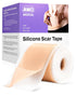 AWD Silicone Scar Sheets for Surgical Scars - Seamless Medical Grade Silicone Scar Tape for C Section, Tummy Tuck Tape - Silicone Skin Patches Aft...