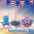 JHGCVX 10 Pcs 4th of July Diamond Painting Coasters Kit,Diamond Art Coasters with Holder,Independence Day Diamond Painting Coasters for Adults Beg...