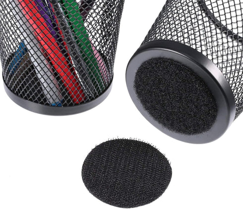 BRAVESHINE 36PCS Sticky-Back Adhesive Tape - Round Hook and Loop Adhesive Stickers - Double Sided Heavy-Weight Carpet Pads Wall Mounting Tapes for...