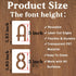 5 Inch Letter Stencils and Numbers, 42 Pcs Alphabet Drawing Stencils, Reusable Plastic Craft Templates for Painting on Wood, Wall, Fabric, Rock, S...