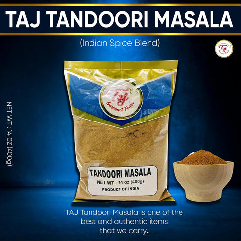 TAJ Tandoori Masala (Indian Spice Blend), 16-Ounce...
