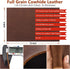 Genuine Leather Tooling Sheets 1.8-2.0MM Thick Genuine Top Full Grain Oil Tan Crazy Horse Cowhide Leather Sheets for Crafts Tooling Sewing Wallet ...