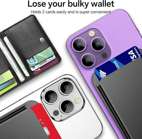 Coolpow Magnetic Phone Wallet for Apple Magsafe Wallet?Super Magnet? for iPhone Wallet Card Holder for Apple Wallet Magsafe for iPhone 15 14 13 12...