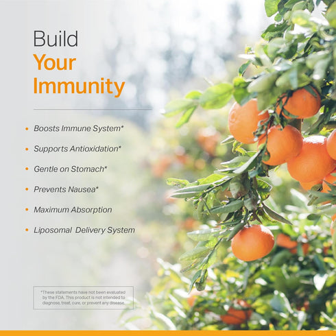 Liposomal Vitamin C Supplement - Enhanced Immunity Support, Antioxidant Rich, Optimal Absorption & Bioavailability, Ascorbic Acid Power, Non-GMO, ...