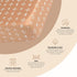 Crane Baby Soft Cotton Crib Mattress Sheet, Fitted Sheet for Cribs and Toddler Beds, Copper Dash, 28”w x 52”h x 9”d...