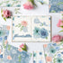 24 Sheets Scrapbook Paper Blue Rose Flower Garden Pattern Paper Double Sided Printing Craft Paper for DIY Card Making Journaling Wedding Scrapbook...