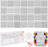 1450 Pieces Letter Beads Kit, 4x7 mm White Acrylic Alphabet Beads Letter Beads for Jewelry Making Number Beads Heart Beads Friendship Bracelet Bea...