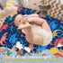 Cloele Dinosaur Fitted Crib Sheet for Boys 1 Pack Baby Nursery Sheet Soft Cozy Bed Sheet for Standard Crib and Toddler Mattresses - Navy Crib Matt...