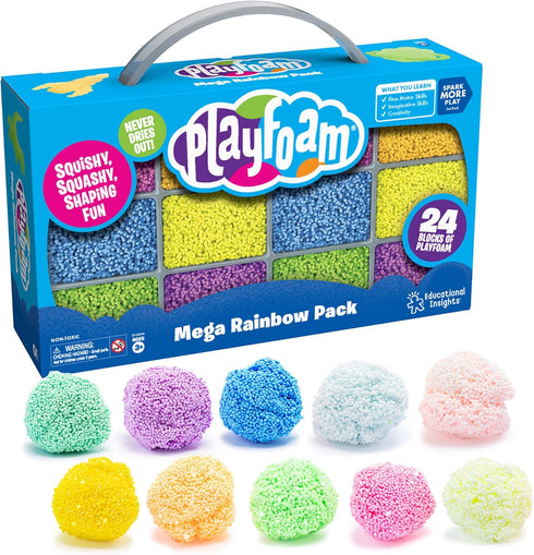 Educational Insights Playfoam Mega Pack with 10 Colors of Playfoam, Non-Toxic, Sensory Toy for Boys & Girls, Ages 3+...